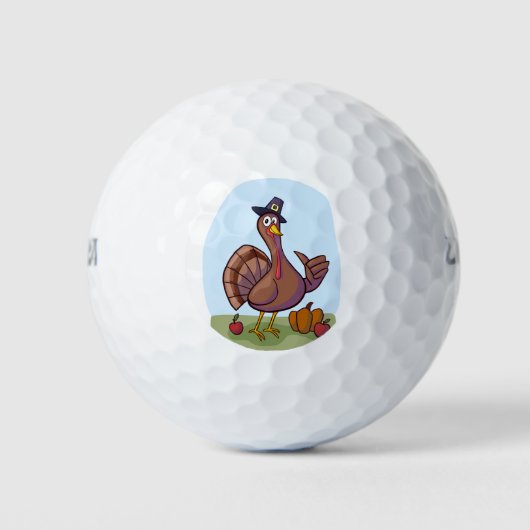 感謝祭、ゴルフ、ボール ⛳ ゴルフボール (正面)