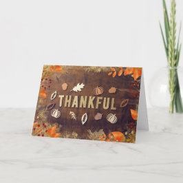 感謝祭 サンキューカード