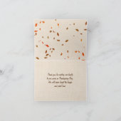 感謝祭 サンキューカード (内部)