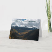 感謝祭 シーズンカード (正面)