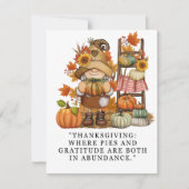 感謝祭 シーズンカード (正面)