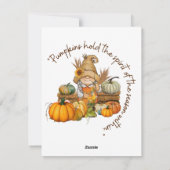 感謝祭 シーズンカード (裏面)