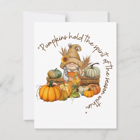 感謝祭 シーズンカード (正面)