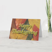 感謝祭 シーズンカード (正面)