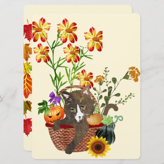 感謝祭 シーズンカード (正面/裏面)