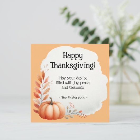 感謝祭 シーズンカード (スタンド正面)