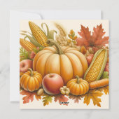 感謝祭 シーズンカード (裏面)