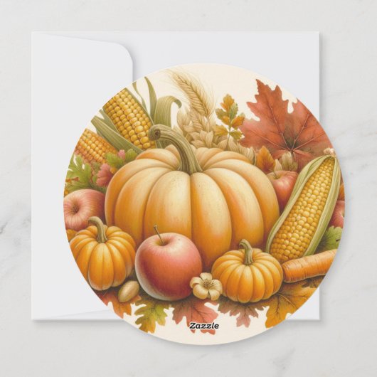 感謝祭 シーズンカード (裏面)