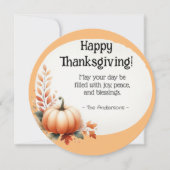 感謝祭 シーズンカード (正面)