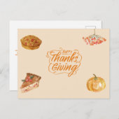 感謝祭 シーズンポストカード (正面/裏面)