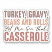 感謝祭 シール (正面)