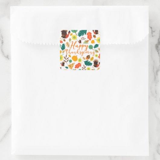 感謝祭 スクエアシール (バッグ)