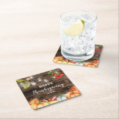 感謝祭 スクエアペーパーコースター (インサイチュ)