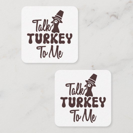 感謝祭 スクエア名刺 (正面/裏面)