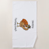 感謝祭(スタイル2)クラシックTシャツ ビーチタオル (正面)