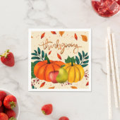 感謝祭 スタンダードカクテルナプキン (インサイチュ)