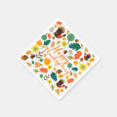 感謝祭 スタンダードカクテルナプキン (角)