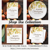 感謝祭 スタンダードカクテルナプキン