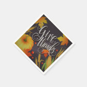 感謝祭 スタンダードカクテルナプキン (角)