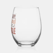 感謝祭 ステムなしワイングラス (左)