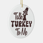 感謝祭 セラミックオーナメント (右)