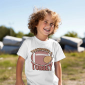 感謝祭「タッチダウン&トルコ」秋キッズ Tシャツ