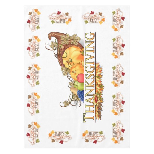 感謝祭 テーブルクロス (正面)