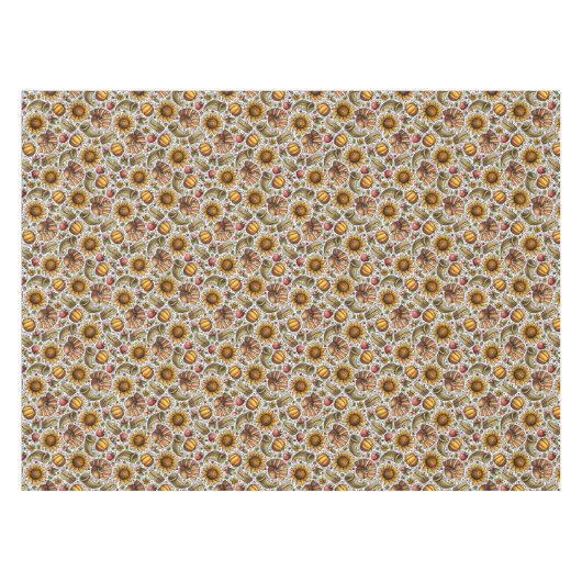 感謝祭 テーブルクロス (正面(横))