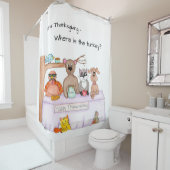 感謝祭 – トルコはどこにある？ シャワーカーテン (インサイチュ)