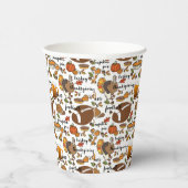 感謝祭，トルコ，サッカービアパンプキンパイ 紙コップ (右)