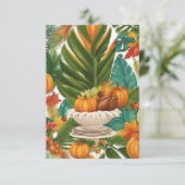 感謝祭 – トロピカルスタイル サンキューカード (スタンド正面)