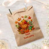 感謝祭 フェイバーバッグ (クリップ留めされた状態)