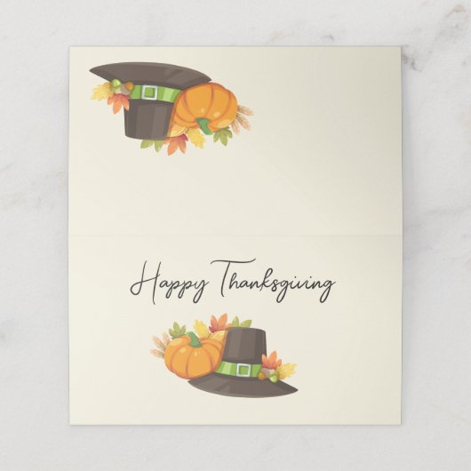 感謝祭 プレイスカード (外部開封)