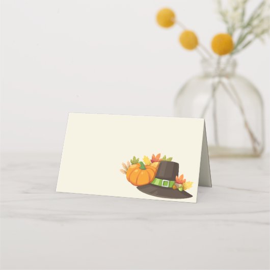 感謝祭 プレイスカード (裏面)