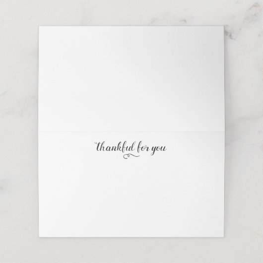 感謝祭 プレイスカード (外部開封)