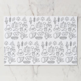 感謝祭 ペーパーパッド