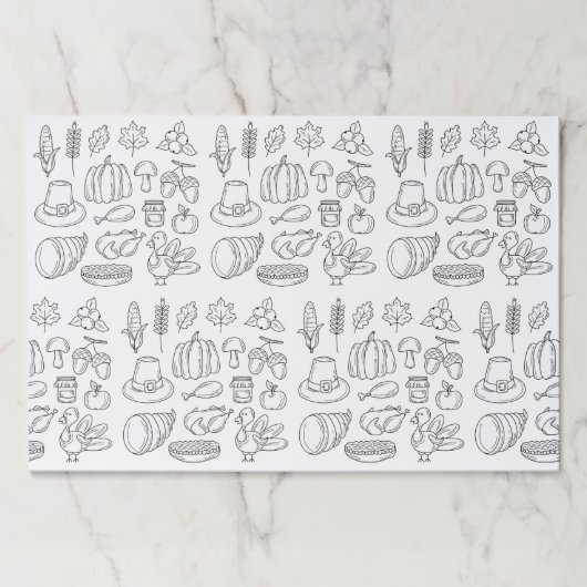 感謝祭 ペーパーパッド (正面)