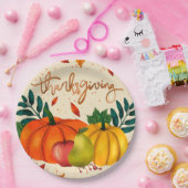 感謝祭 ペーパープレート (パーティー)