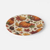 感謝祭 ペーパープレート (アングル)