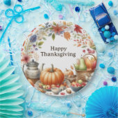 感謝祭 ペーパープレート (パーティー)