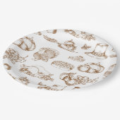 感謝祭 ペーパープレート (アングル)