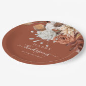 感謝祭 ペーパープレート (アングル)