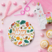 感謝祭 ペーパープレート (パーティー)