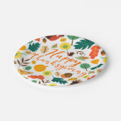 感謝祭 ペーパープレート (アングル)