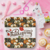 感謝祭 ペーパープレート (パーティー)