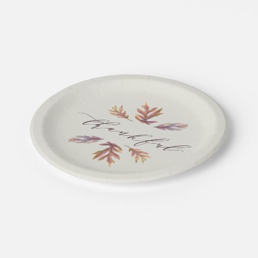 感謝祭 ペーパープレート (アングル)