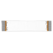 感謝祭、ホリデーデコール、ハッピー秋 ショートテーブルランナー (横)