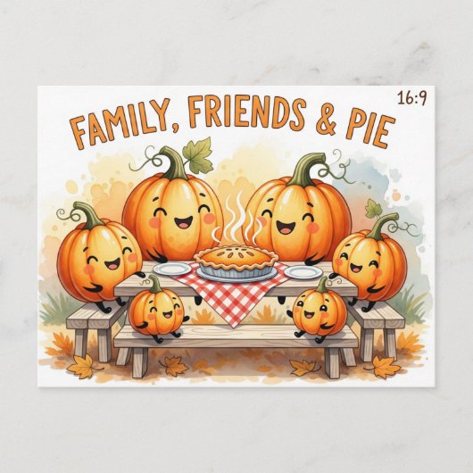 感謝祭 ポストカード (正面)