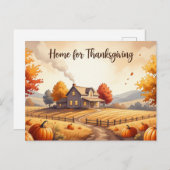 感謝祭 ポストカード (正面/裏面)