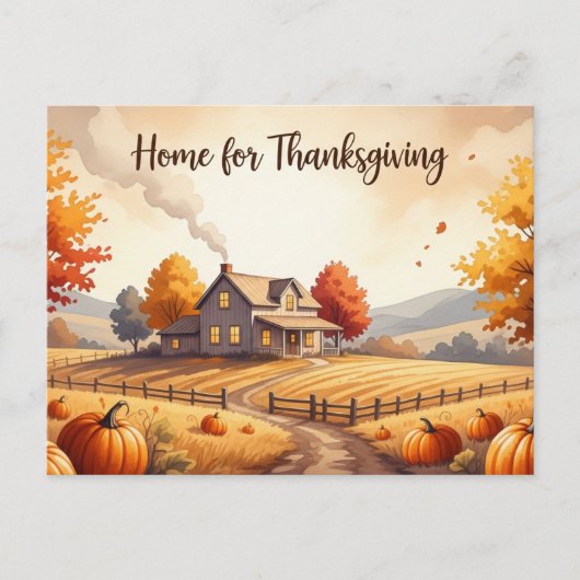 感謝祭 ポストカード (正面)